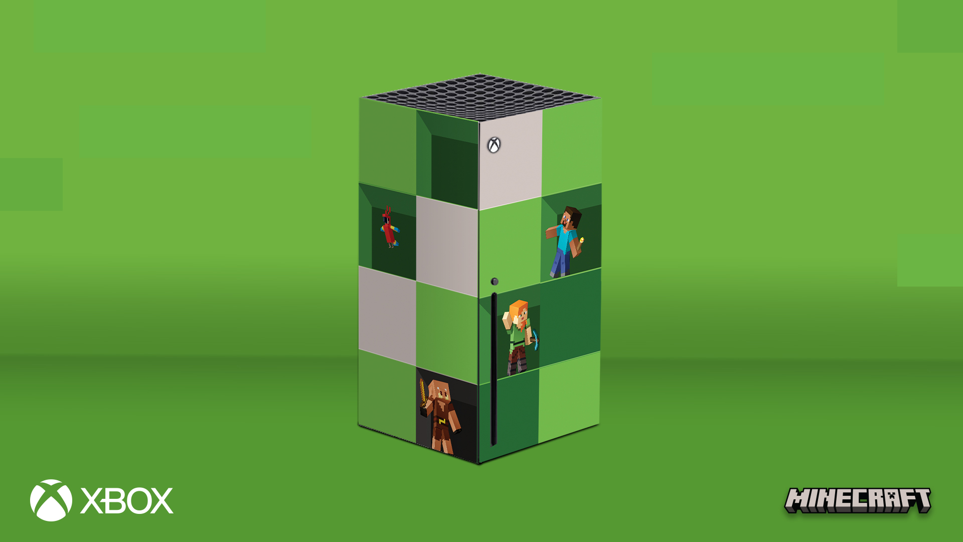 『Minecraft』15 周年記念! Xbox Series X ご購入者にスキンシールをプレゼント!