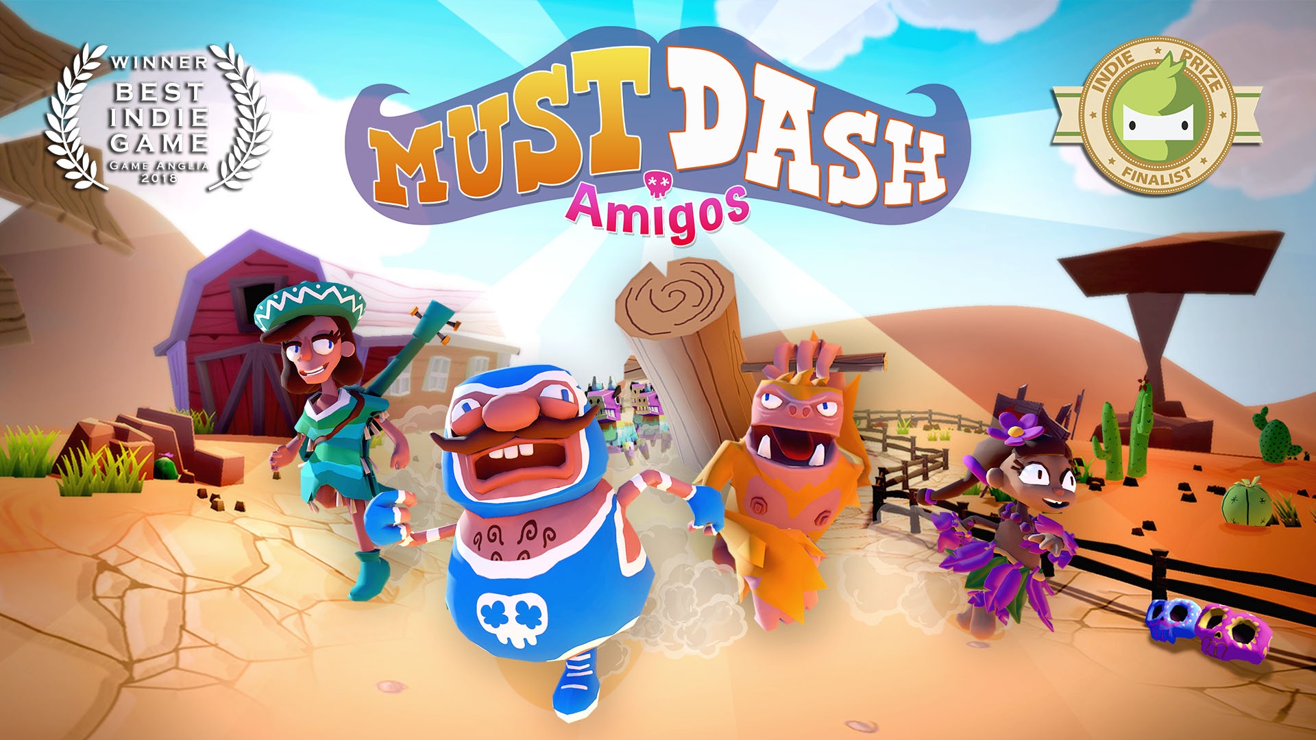 Must Dash Amigos / Local Multiplayer PC Games / Two Players 