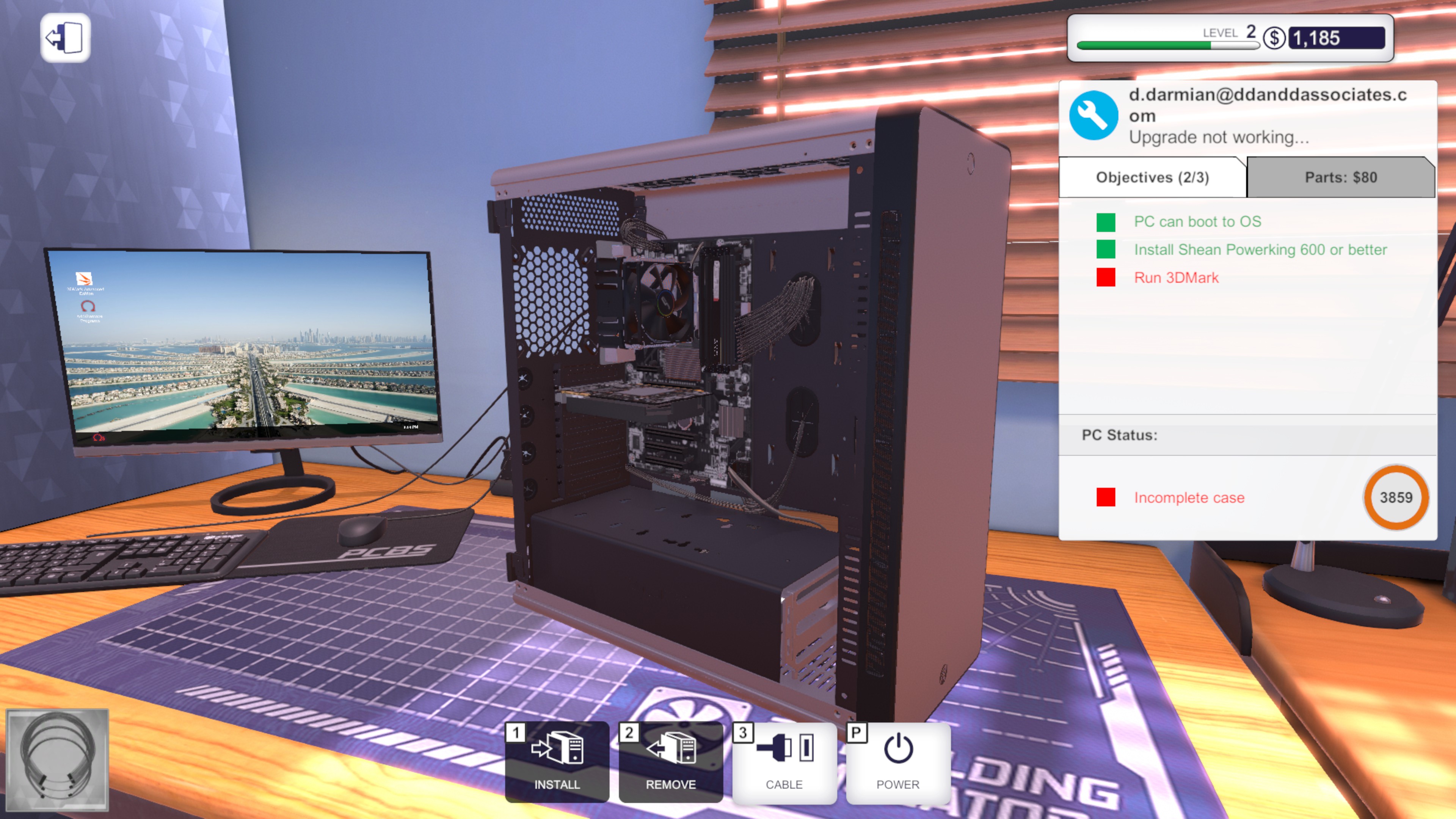 Análise, PC Building Simulator (PC)