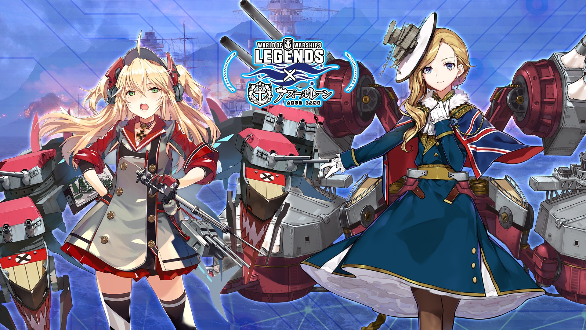 World of Warships: Legends - Ahoy, captains! Have you ever played the Mobile  game Azur Lane (Available on iOS & Android)? Did you know that Azur Lane  characters appear in #WoWsLegends as