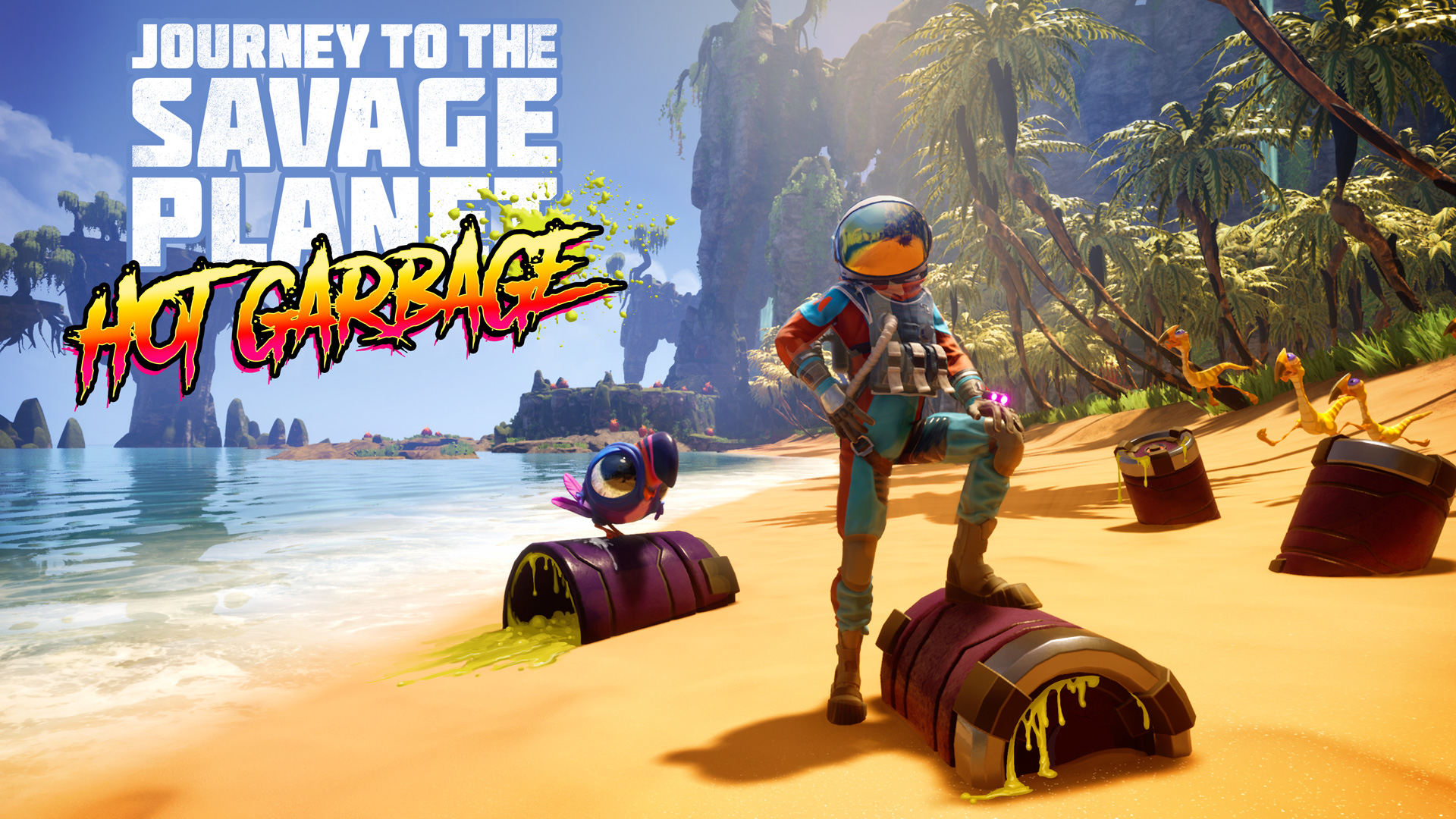 Journey to the Savage Planet - Hot Garbage Key Art