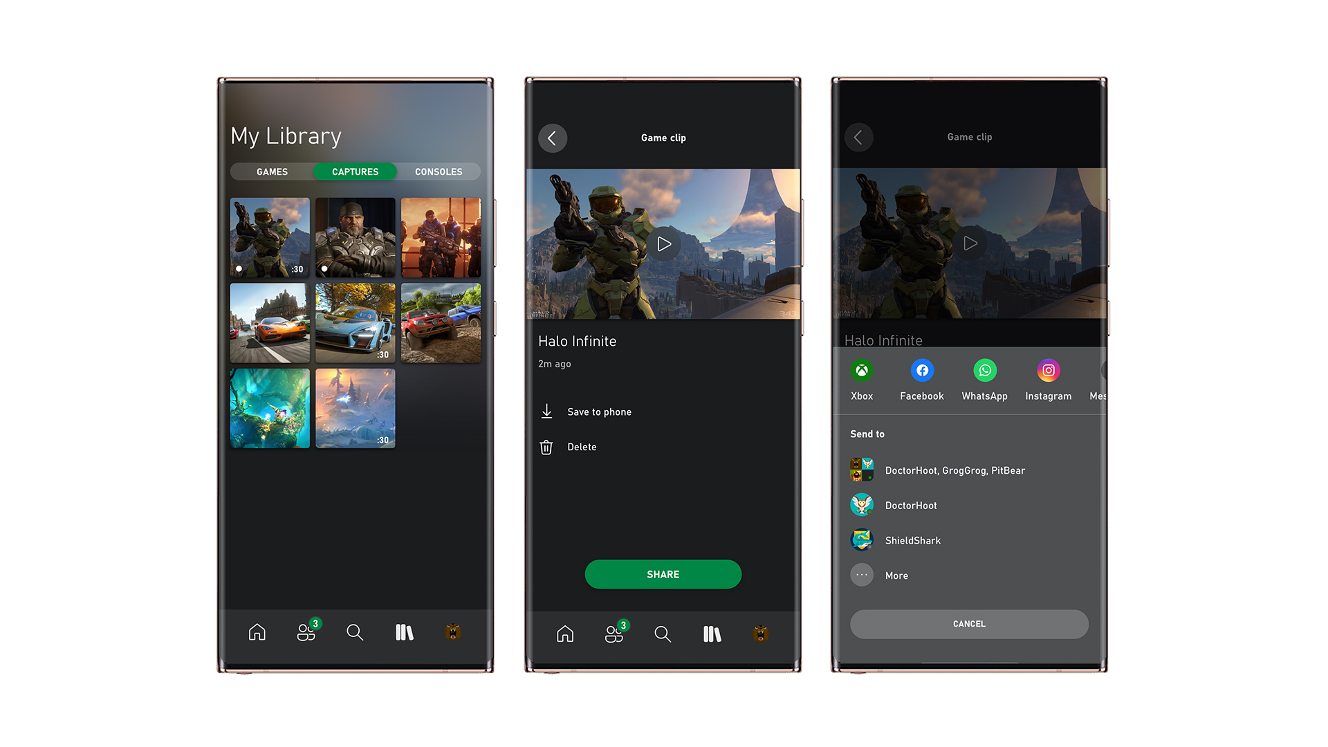 Xbox Mobile App Capture and Share