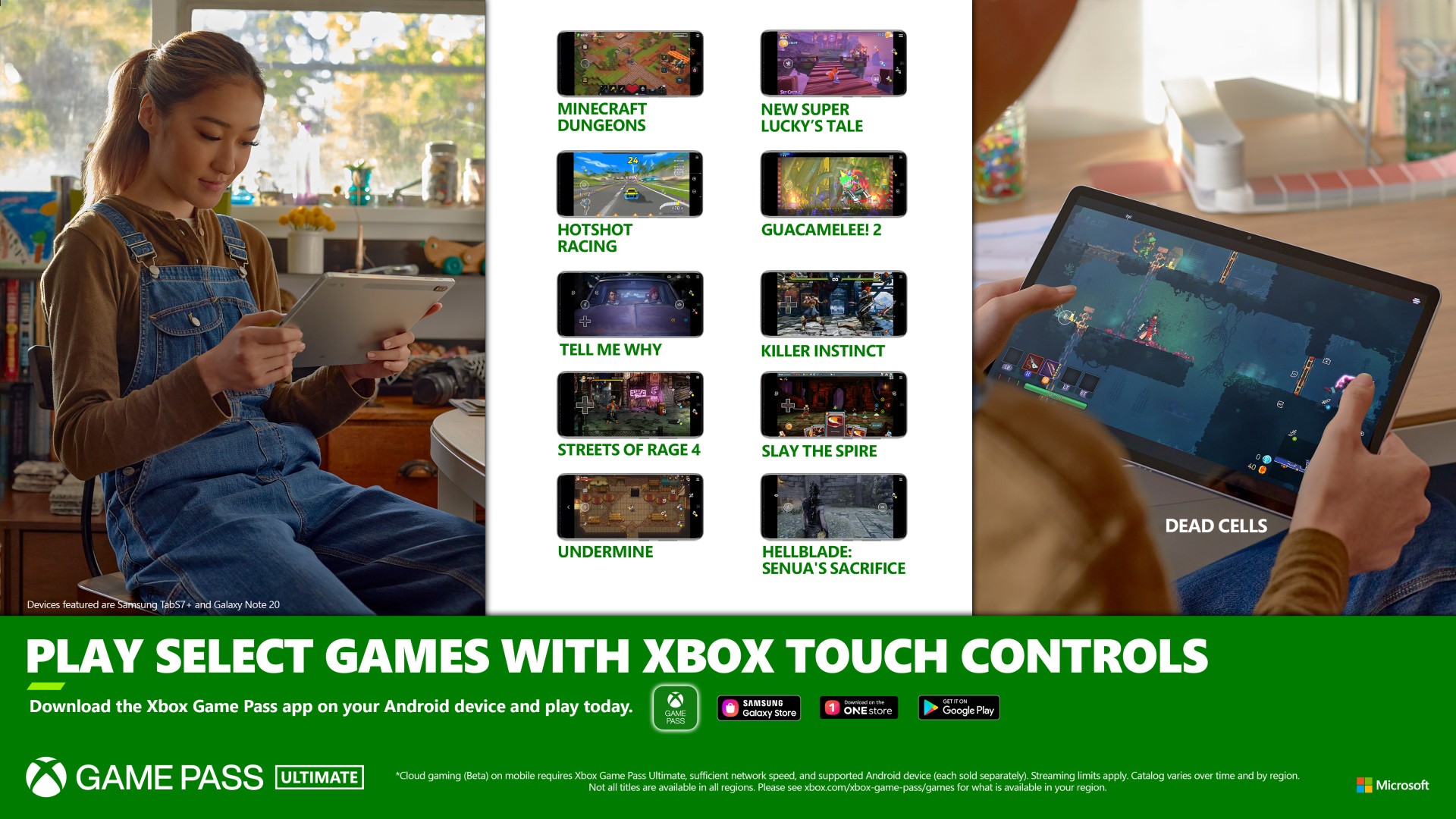 Xbox Game Pass Cloud Gaming surpasses 50 games with touch control support