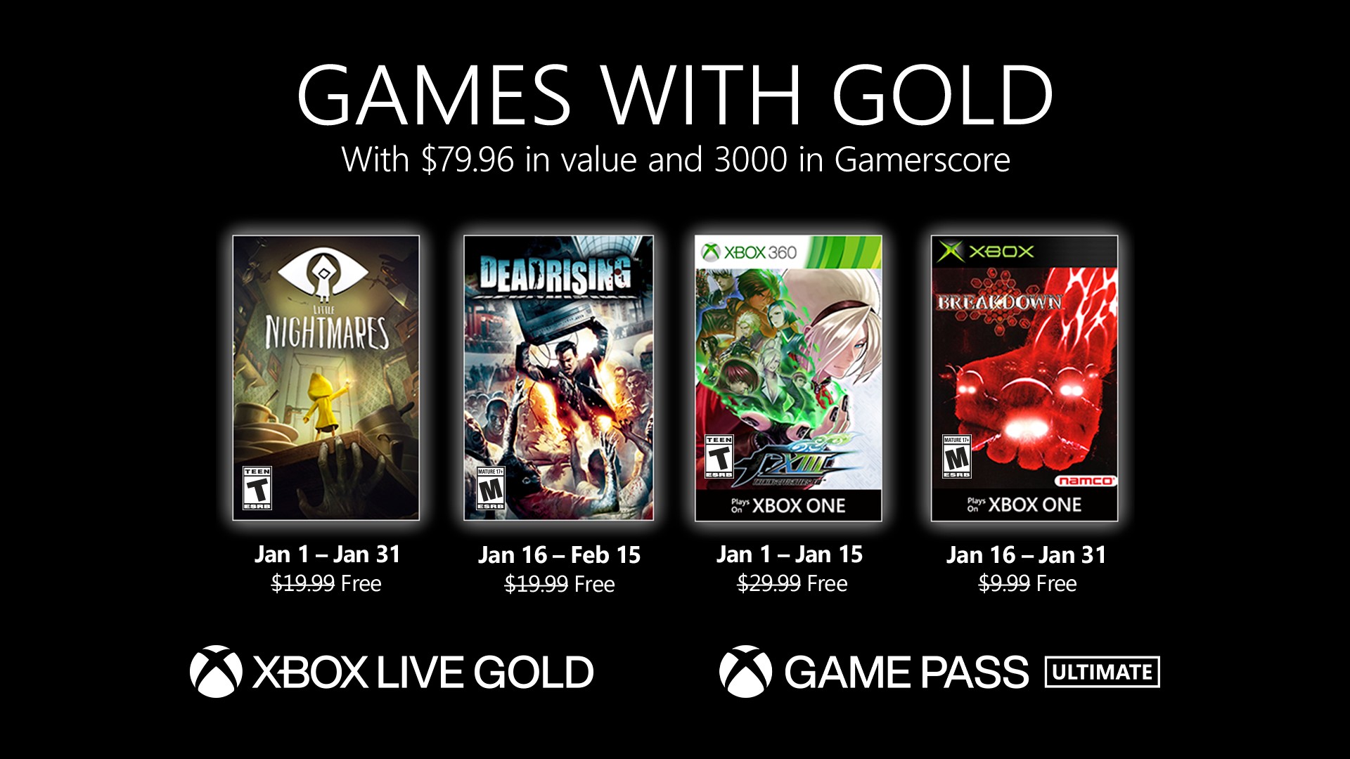Games with Gold - January 2021