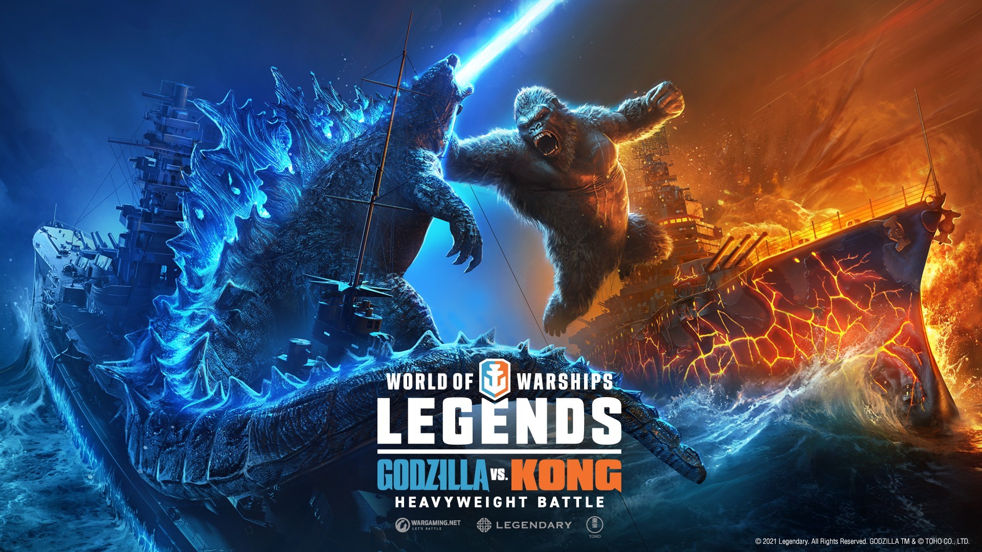 Godzilla and Kong Clash in World of Warships: Legends May Update