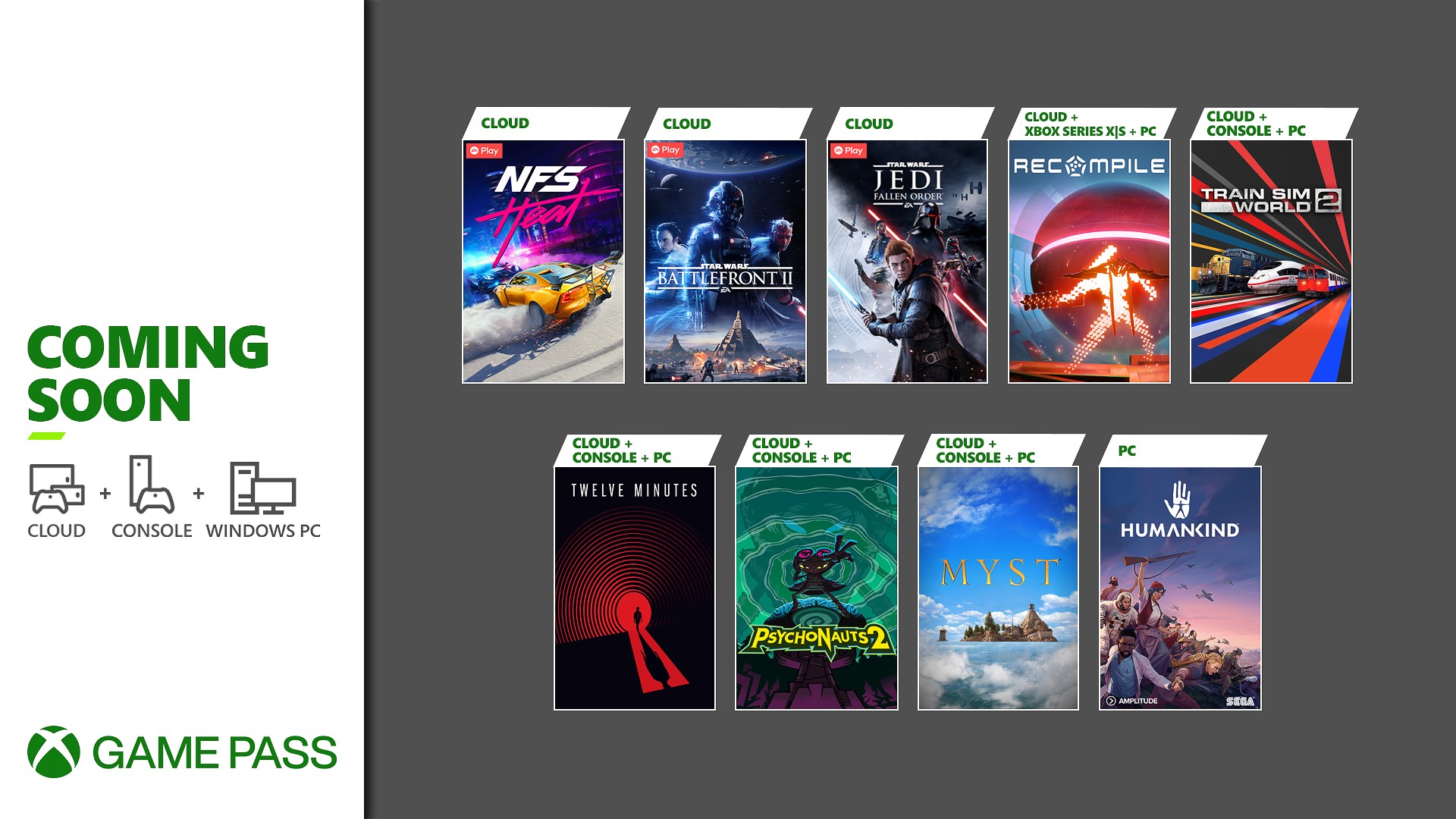 Xbox Game Pass - August Wave 2