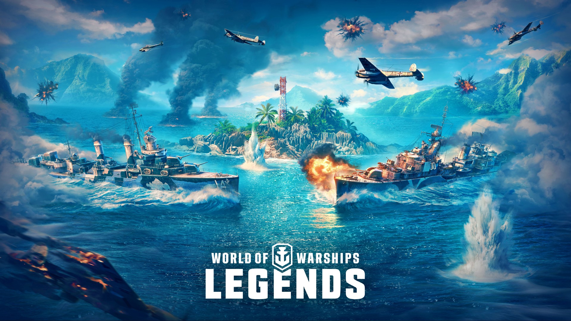 World of Warships: Legends Key Art