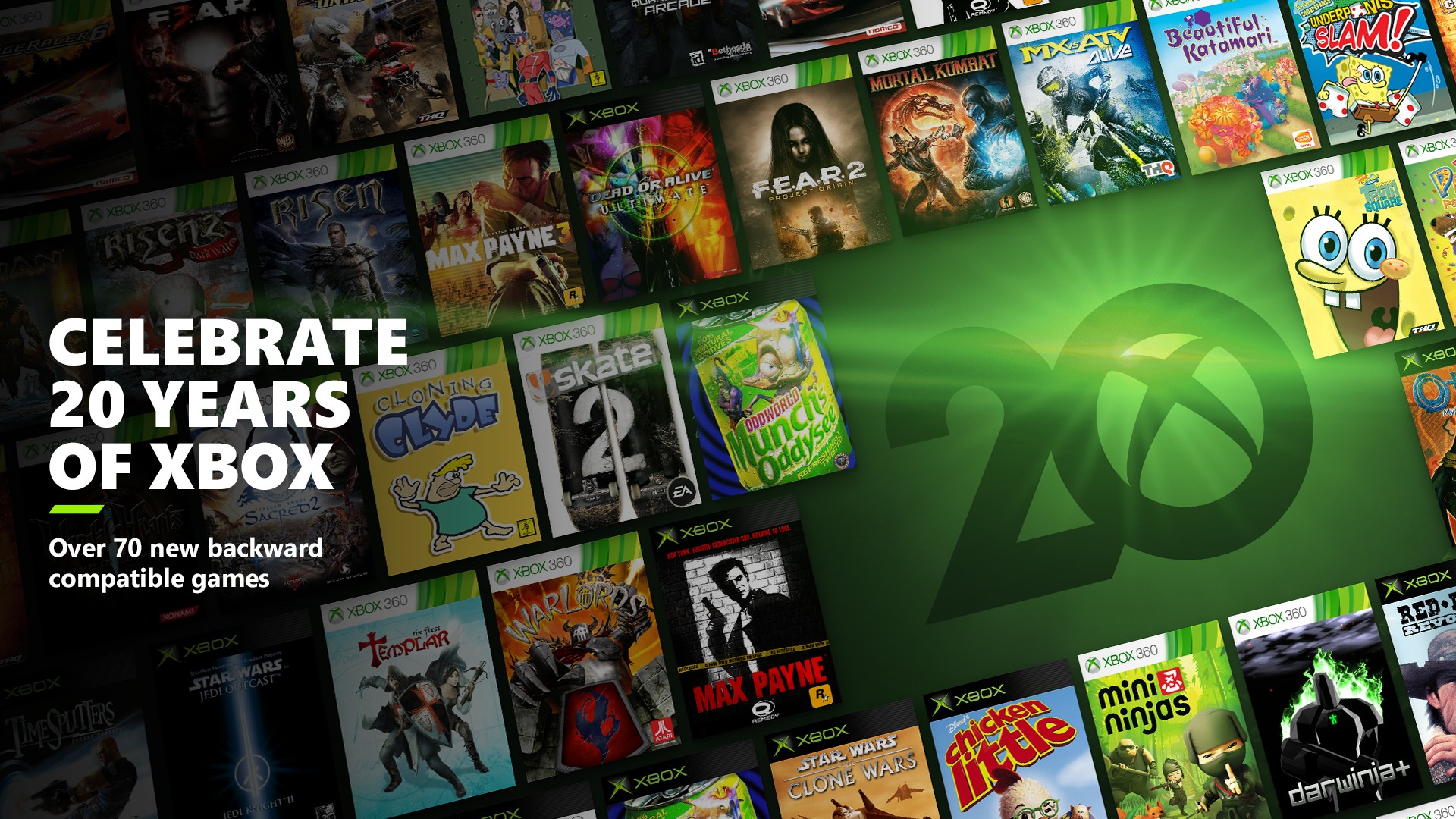 Celebrate of Xbox with over 70 Backward Compatible Games - Xbox Wire
