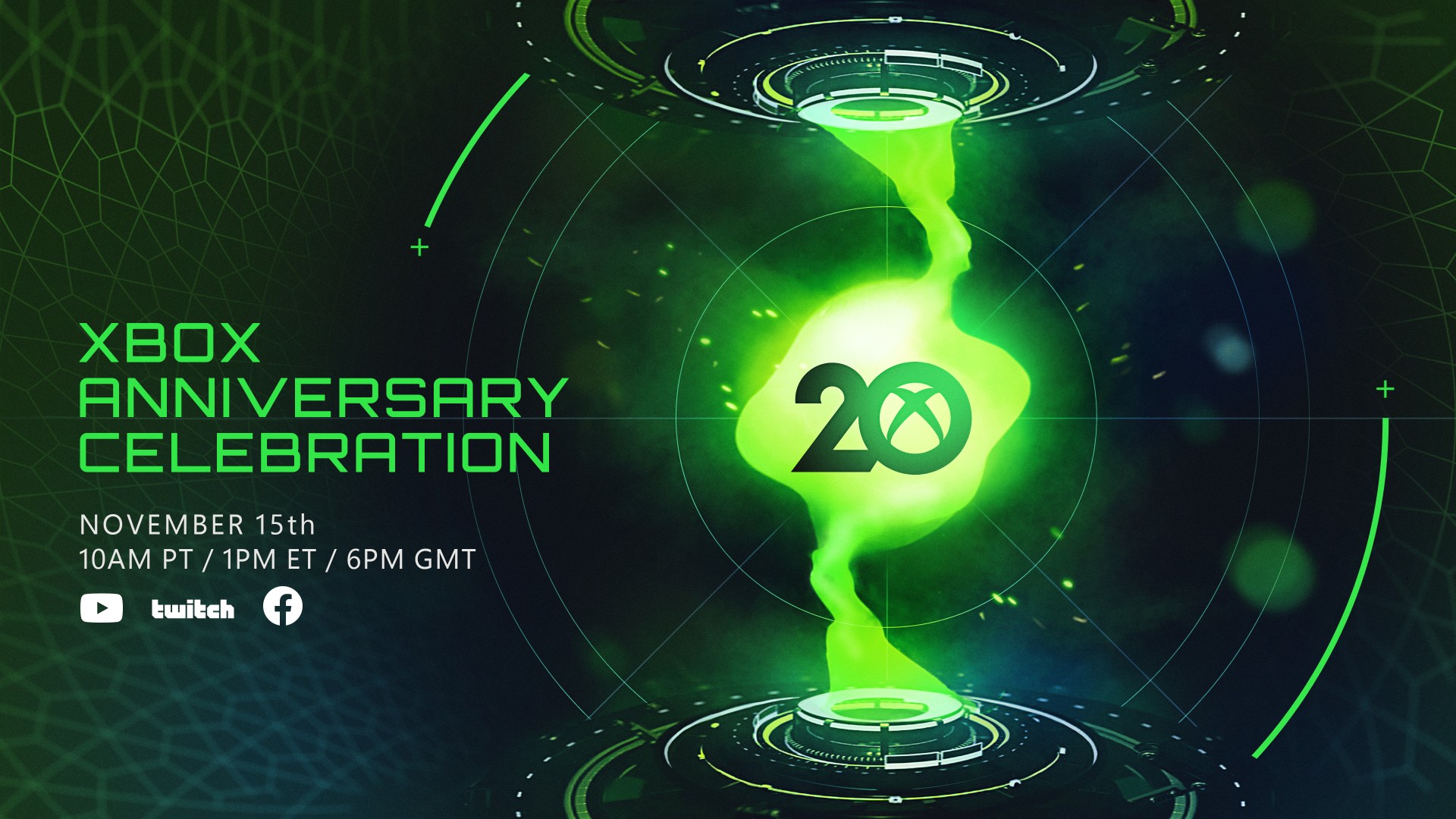 Xbox 20th Anniversary Hero Image