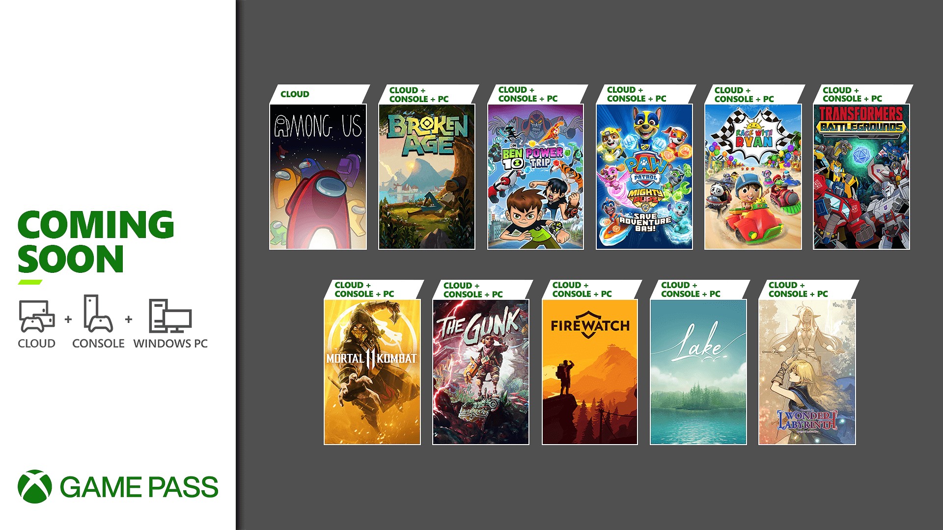 Xbox Game Pass: December 2021, Wave 2