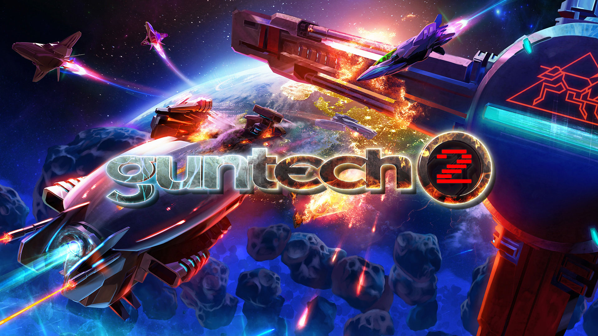 Guntech 2 is a New Retro-Style Space Shooter with Four-Player