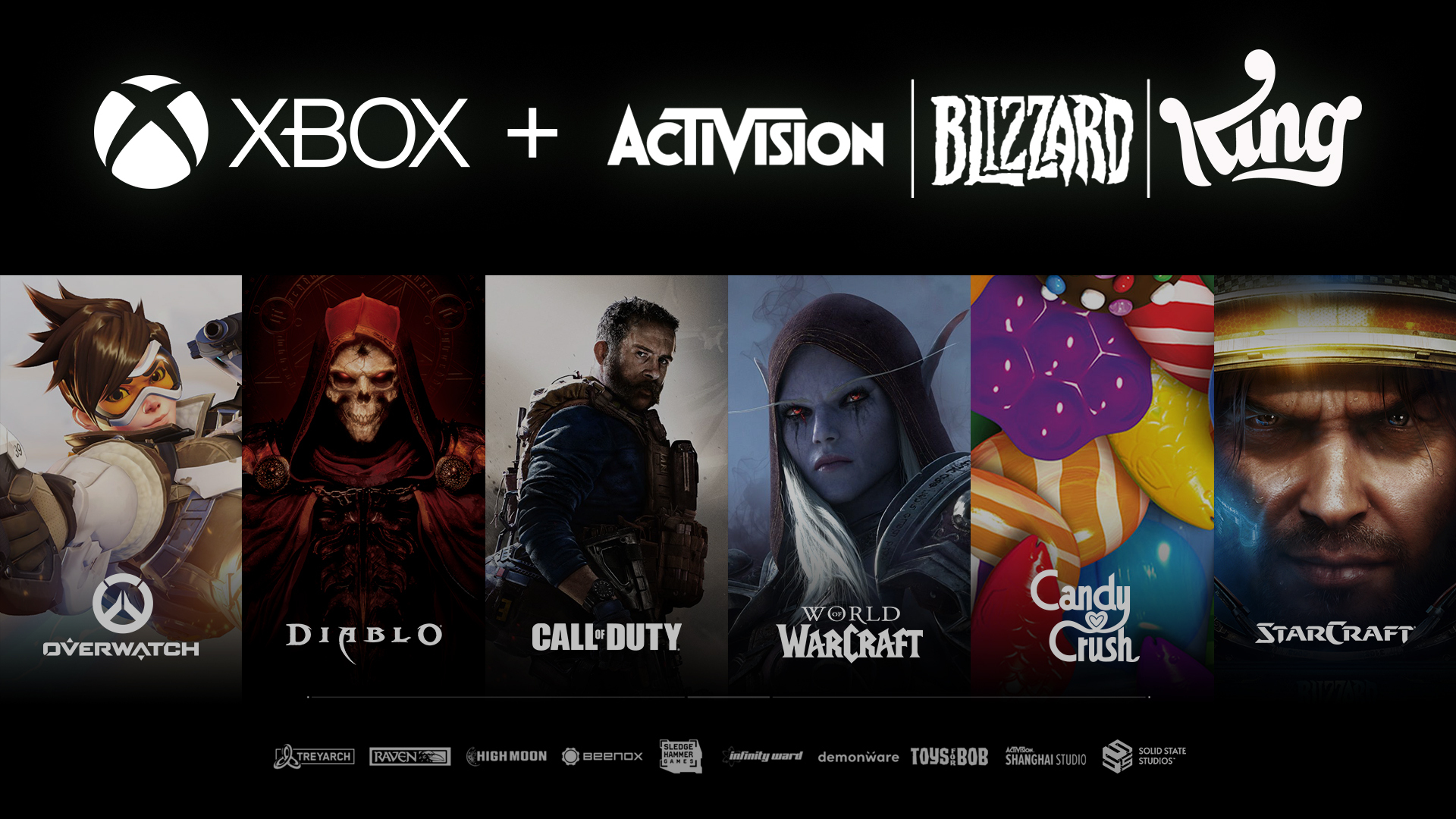 Welcoming the Incredible Teams and Legendary Franchises of Activision  Blizzard to Microsoft Gaming - Xbox Wire