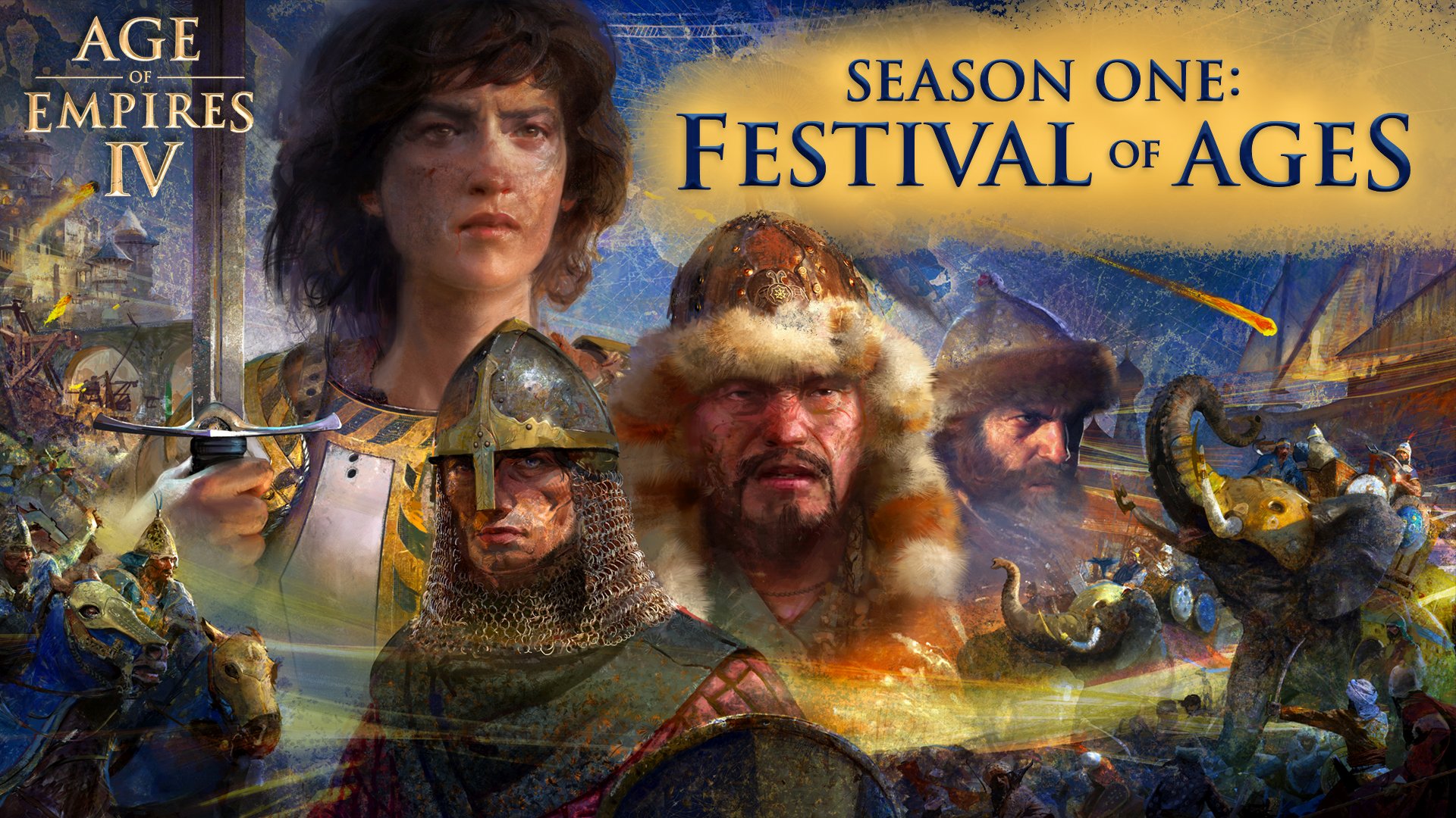 Age of Empires IV: Festival of Ages Key Art