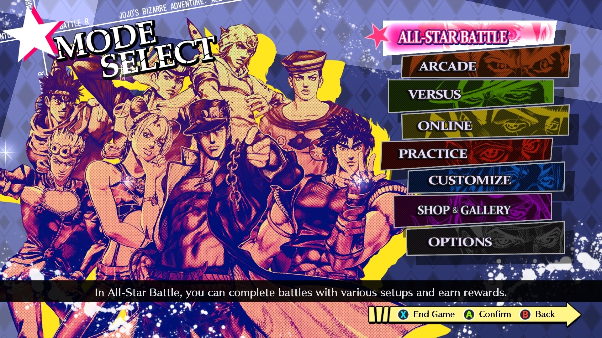 oJo’s Bizarre Adventure: All-Star Battle R Screenshot