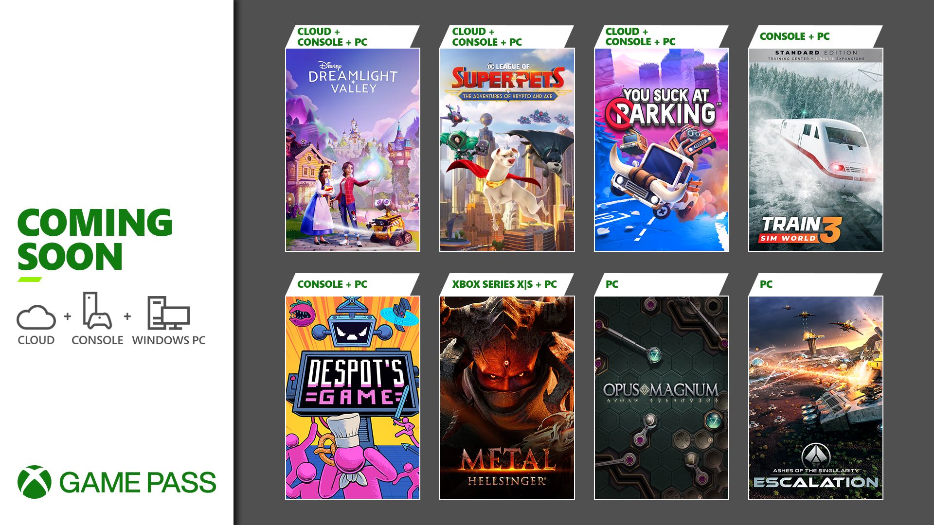 Mission Hej hej bandage Coming to Xbox Game Pass: Disney Dreamlight Valley, You Suck at Parking,  Metal: Hellsinger, and More - Xbox Wire