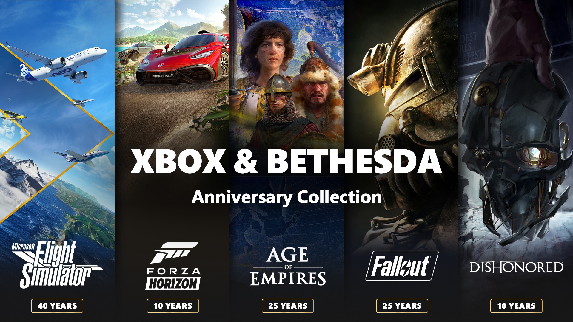 Xbox and Bethesda Anniversary Celebration Hero Asset