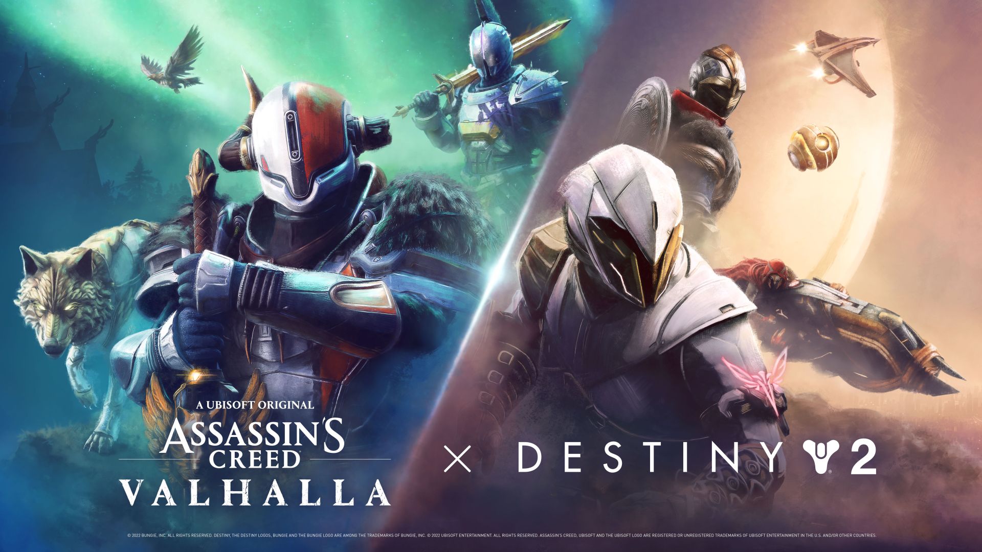Assassin's Creed Valhalla / Destiny 2 hero image