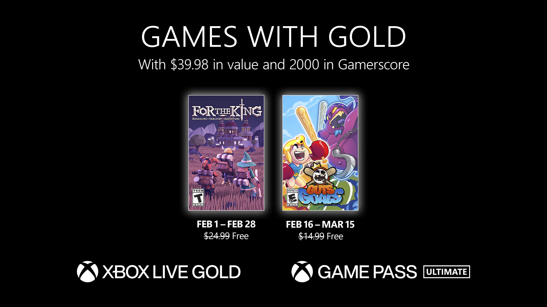 Games With Gold - February