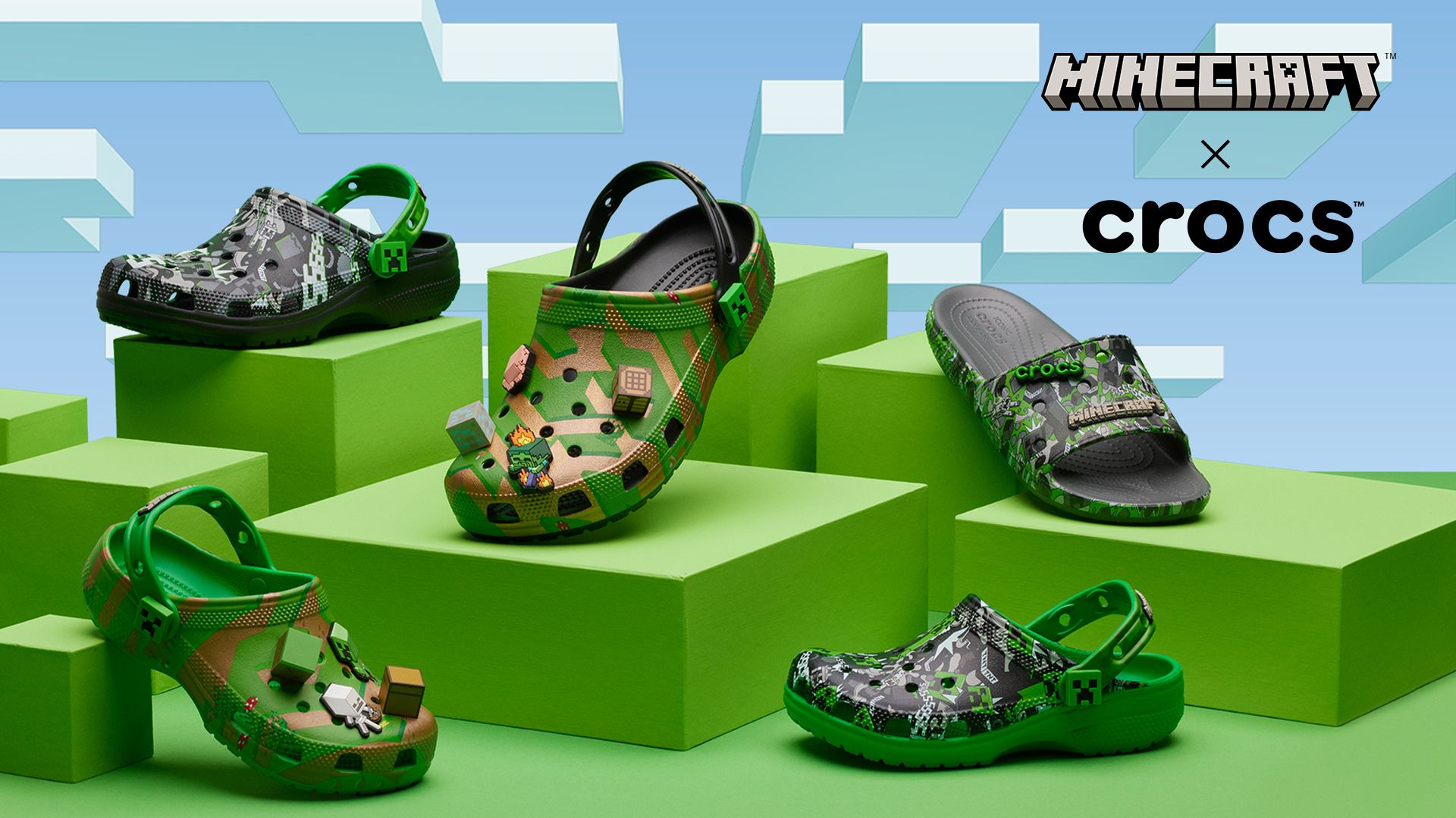 Minecraft x Crocs Hero Asset