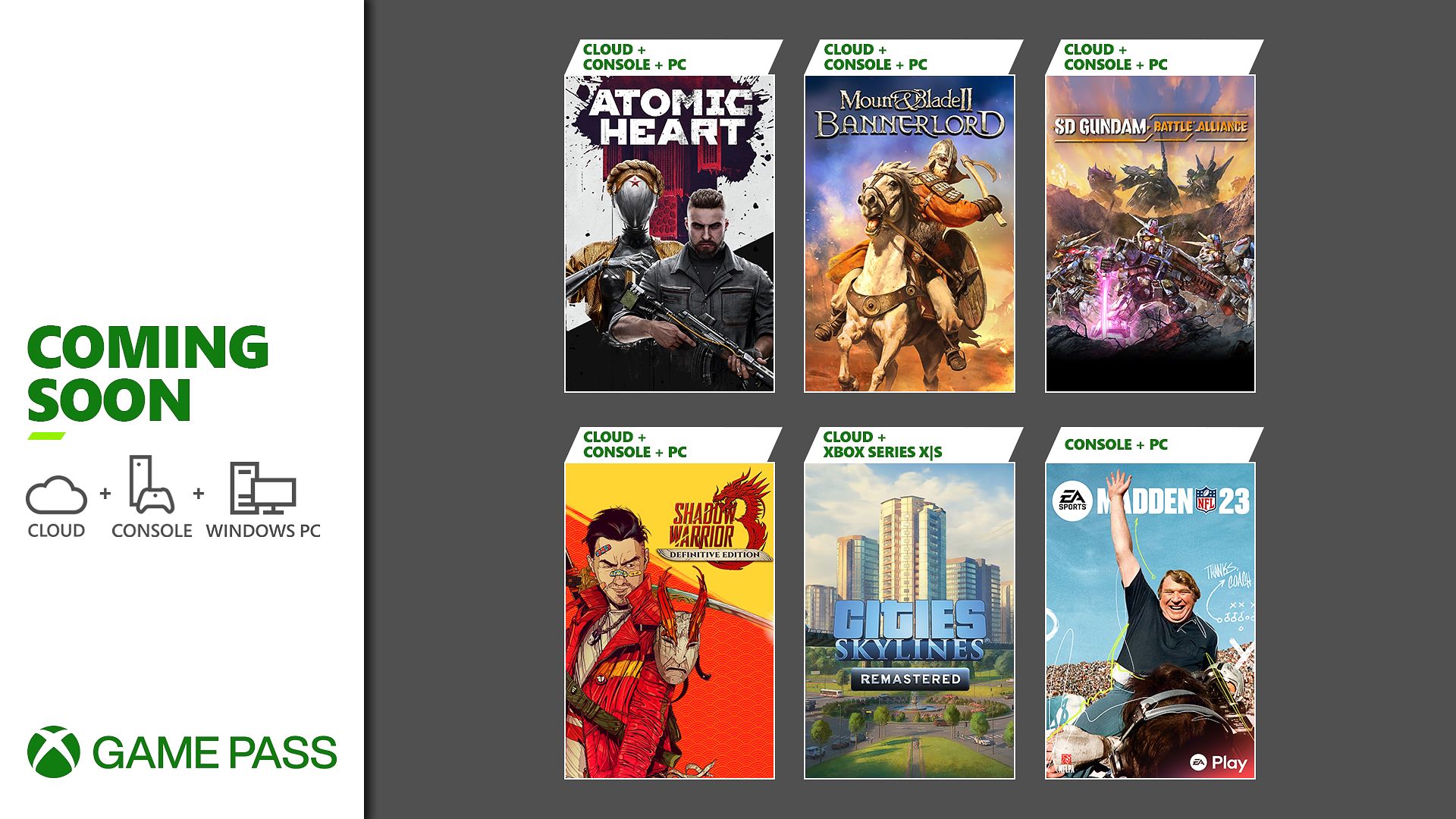 Xbox Game Pass - February Wave 1