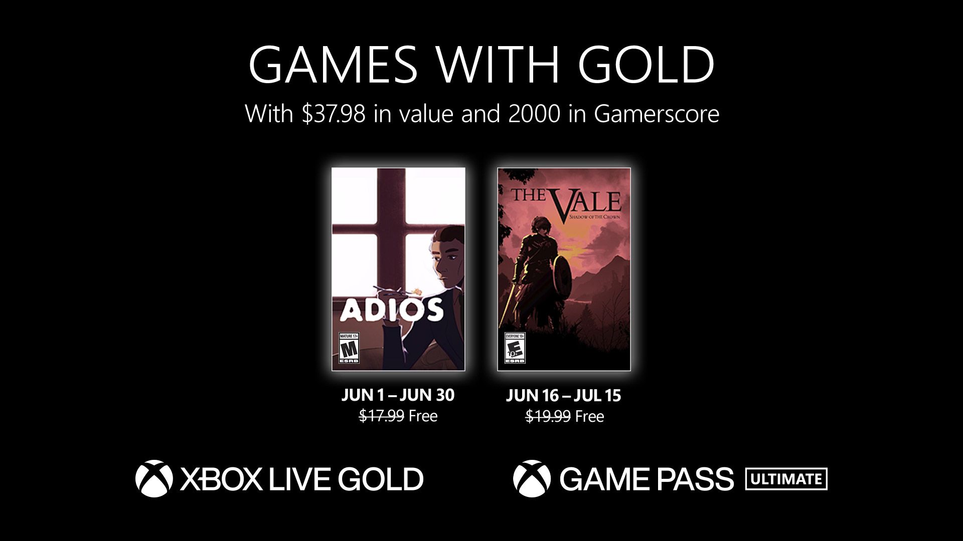 Games With Gold - June
