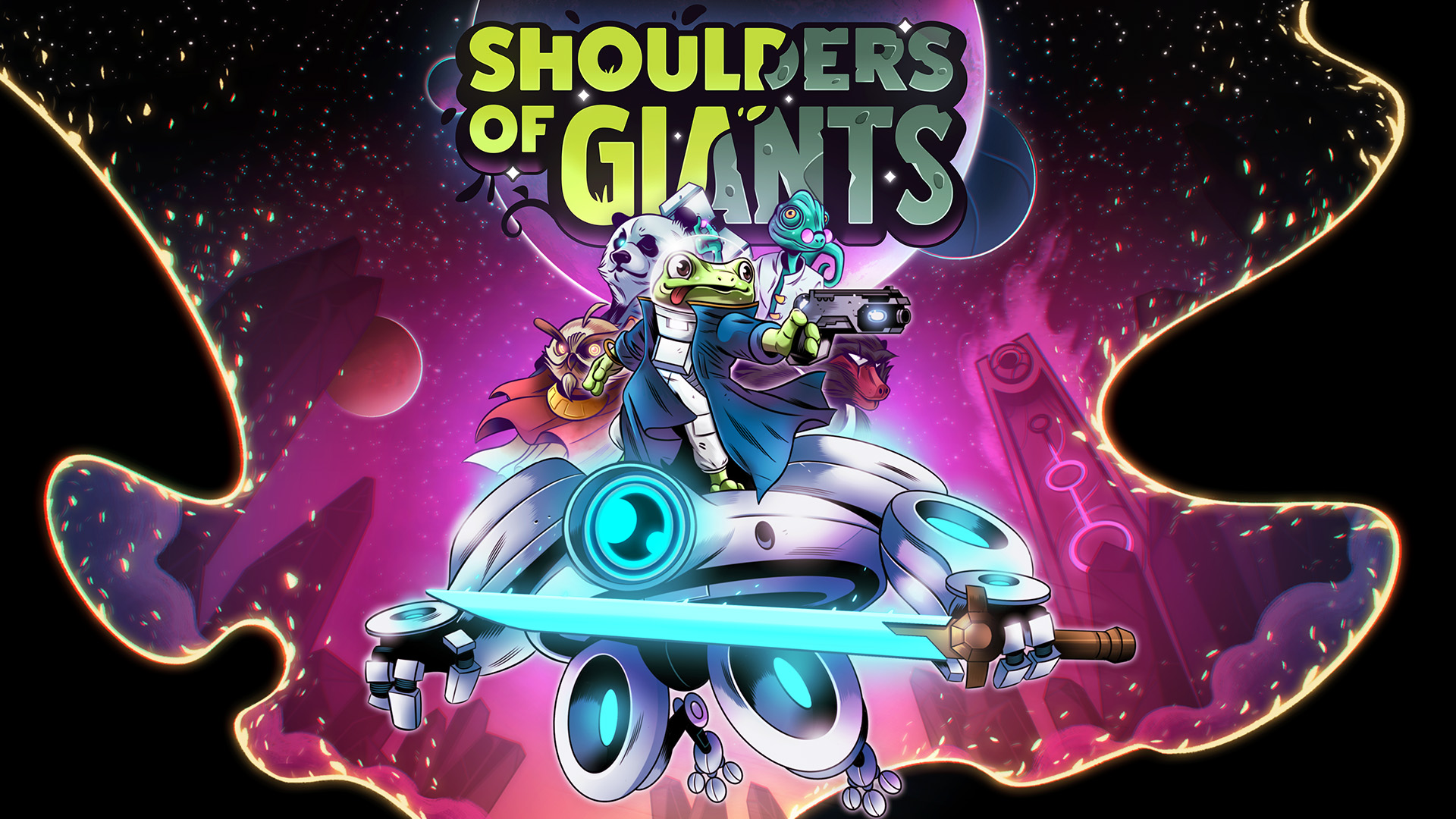 Shoulders of Giants titled key art