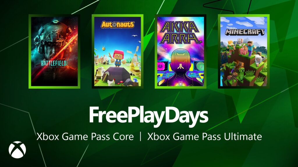 Xbox Free Play Days August 2022 Games Lineup Announced
