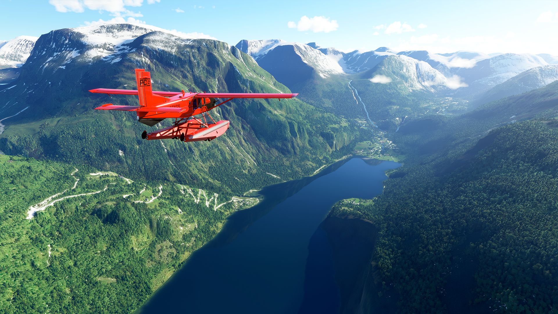 Microsoft Flight Simulator World Update XV: Nordics & Greenland Key Art