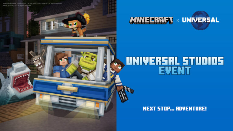 Minecraft Universal Studios Hero Image