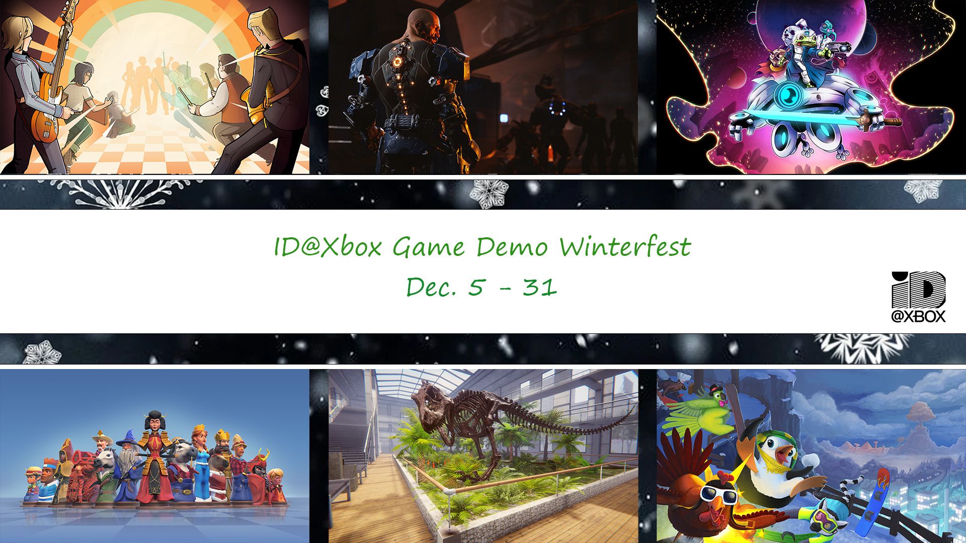 ID@Xbox Game Demo Winterfest Hero Image