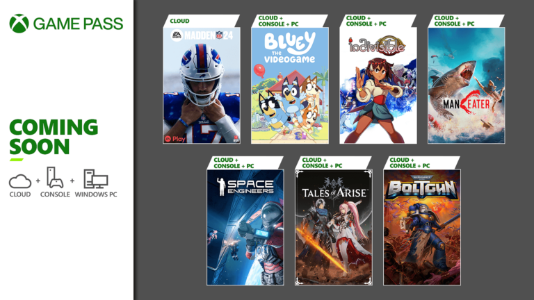 Coming to Xbox Game Pass: Bluey: The Videogame, Tales of Arise