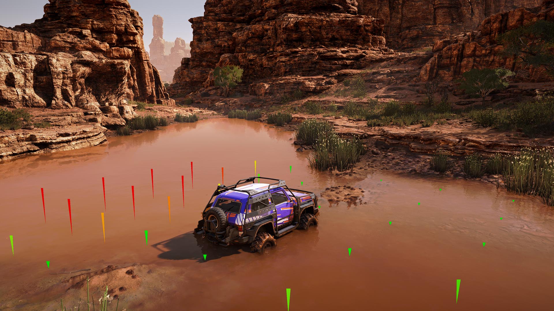 Expeditions: A screenshot of the Mudrunner game
