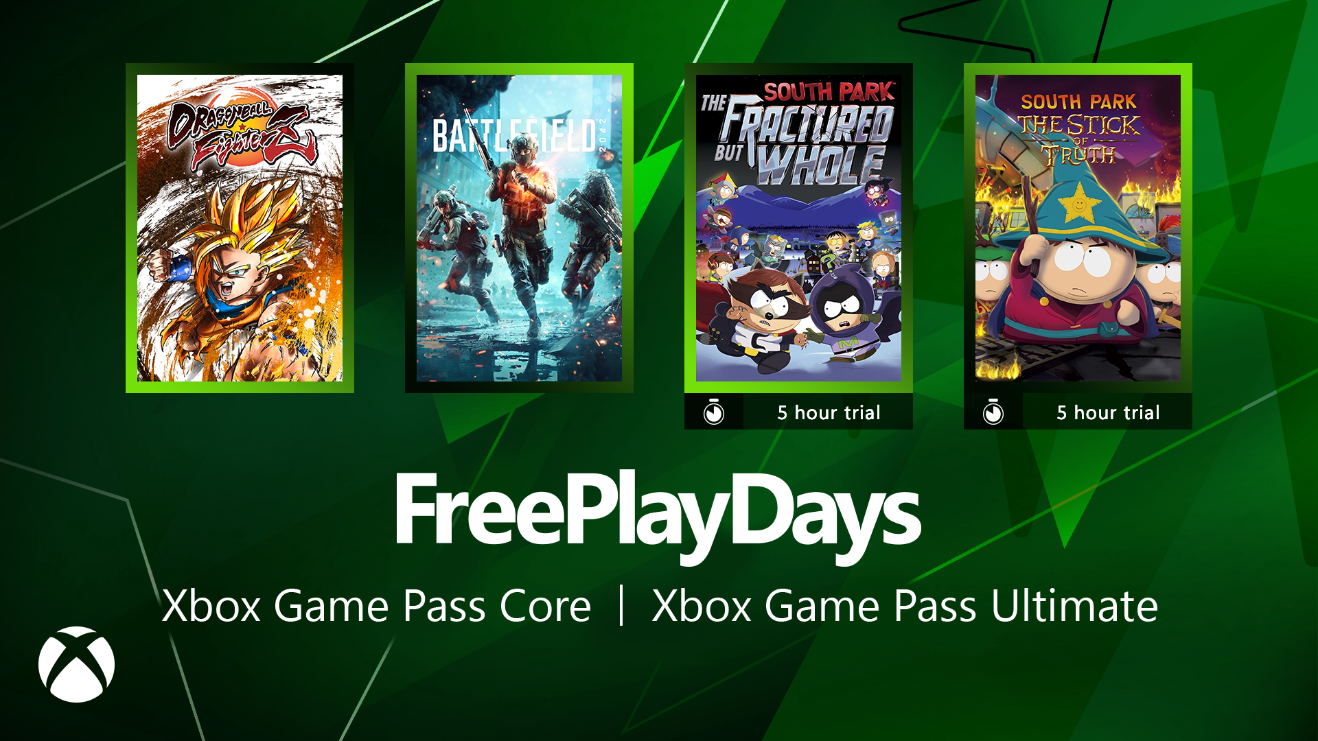 Free Play Days – Dragon Ball FighterZ, Battlefield 2042, South Park: The Fractured but Whole and South Park: The Stick of Truth