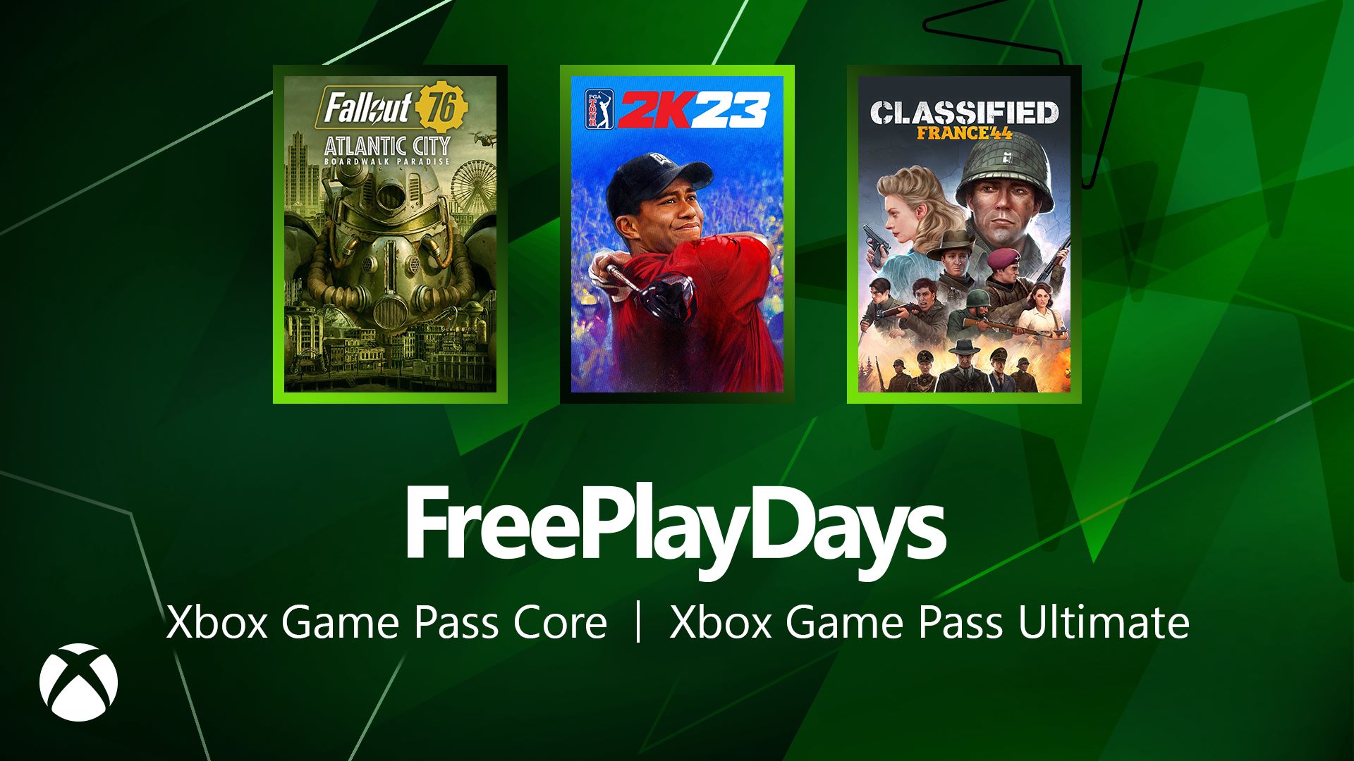 Free Play Days – Fallout 76, PGA Tour 2K23 and Classified France ‘44