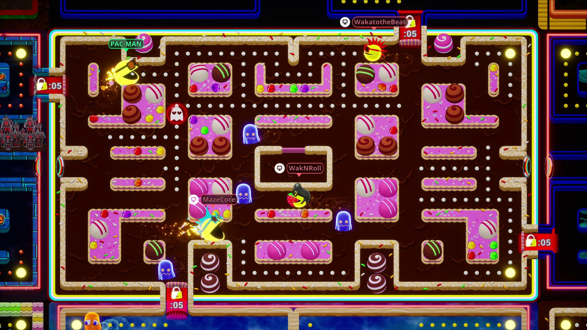 Screenshot from PAC-MAN Mega Tunnel Battle: Chomp Champs