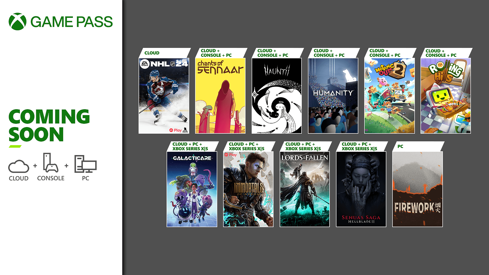 Coming to Game Pass: Senua's Saga: Hellblade II, Immortals of Aveum, Lords of the Fallen, and More - Xbox Wire