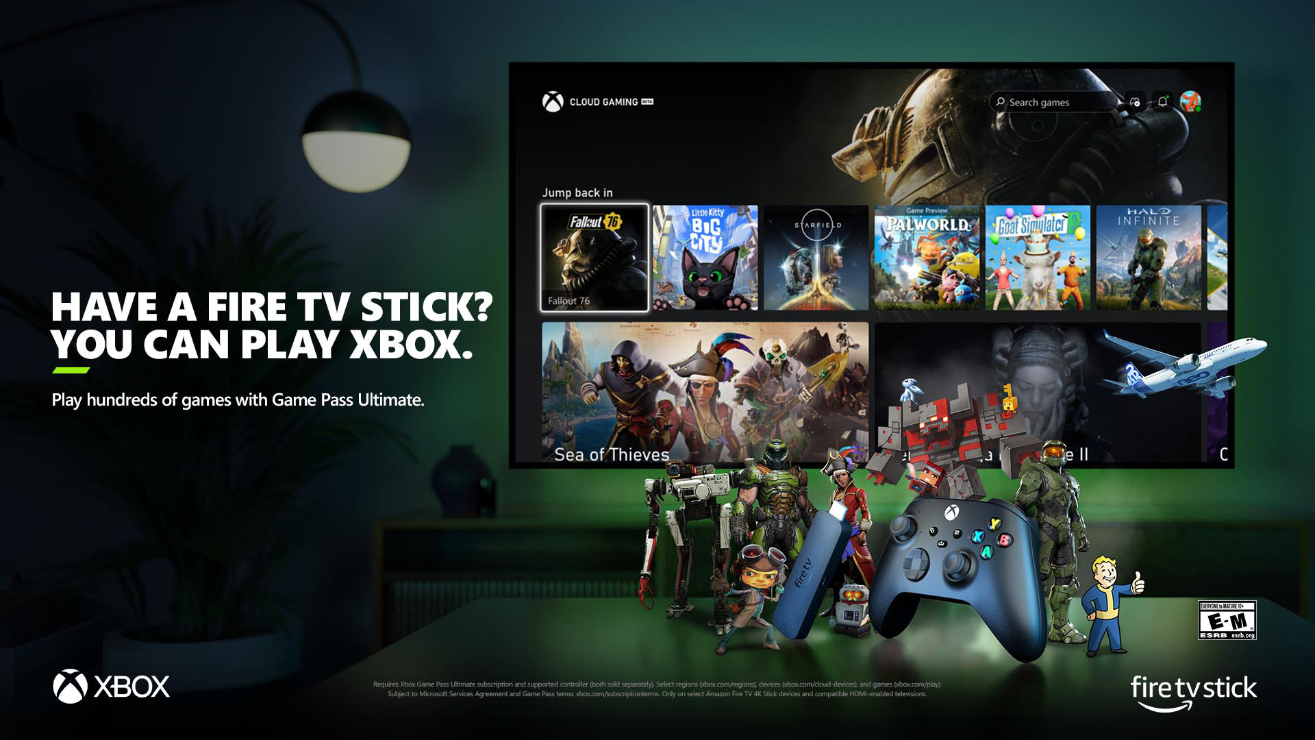 Xbox se Une à Amazon para Oferecer Jogos em Nuvem no Fire TV (sem necessidade de console)