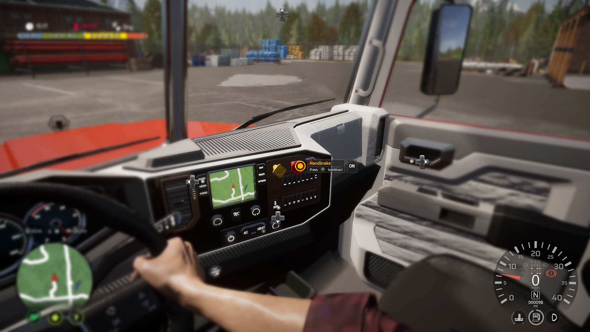 Alaskan Road Truckers dashboard