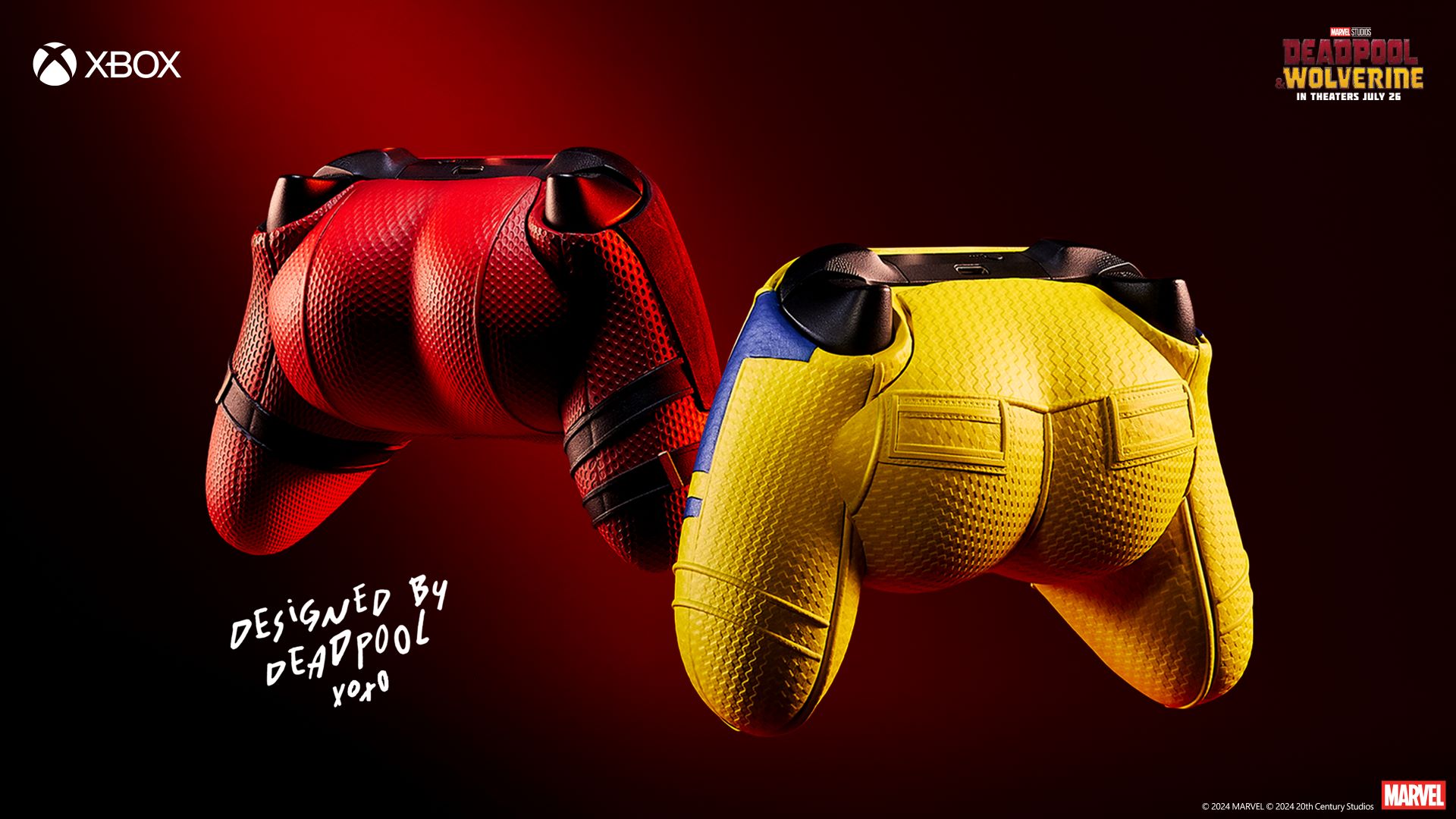 Deadpool and Wolverine cheeky controllers