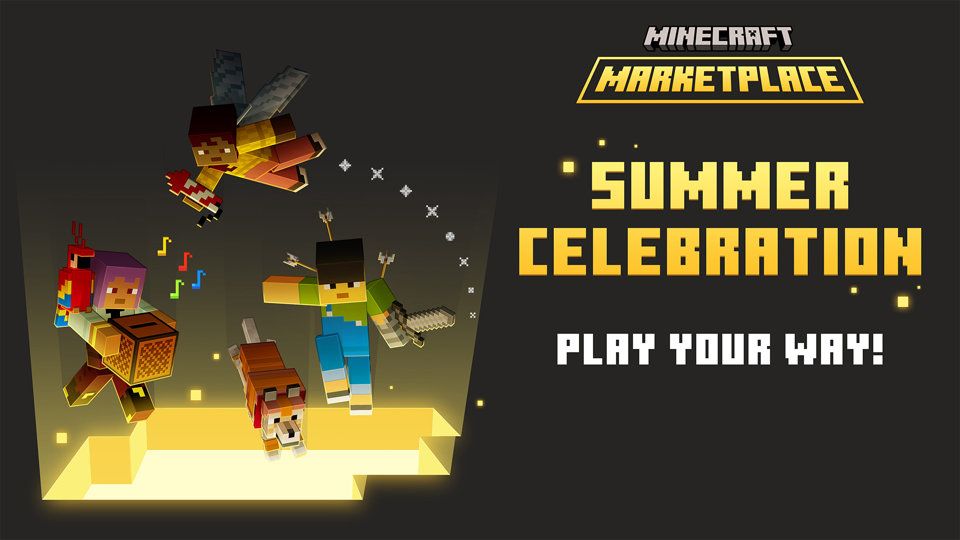 Minecraft Summer Celebration Hero