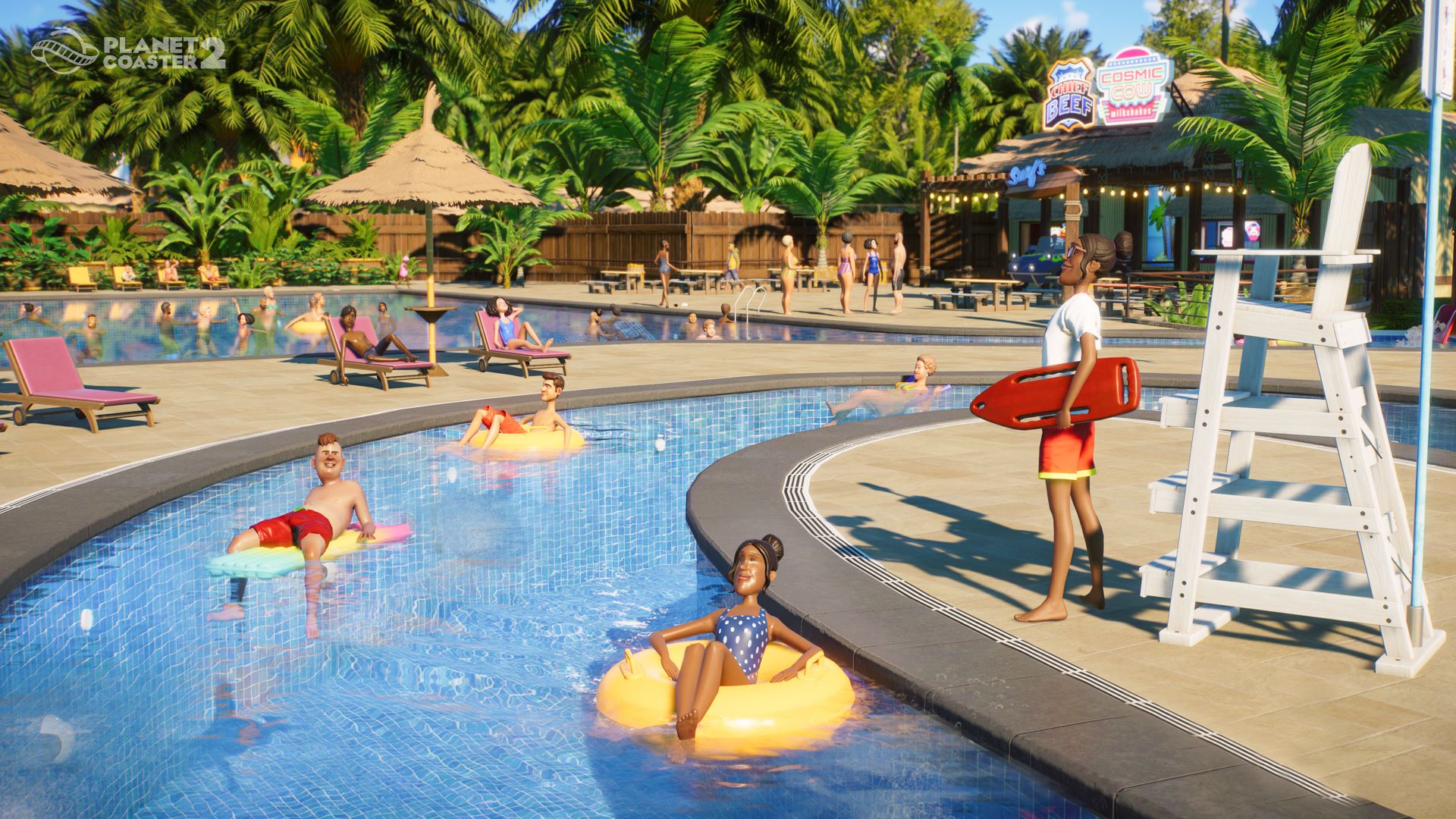 Makes A Splash with the Waterpark Of Your Dreams in Planet Coaster 2