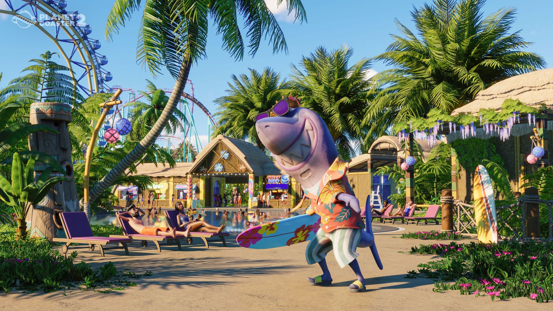 Makes A Splash with the Waterpark Of Your Dreams in Planet Coaster 2