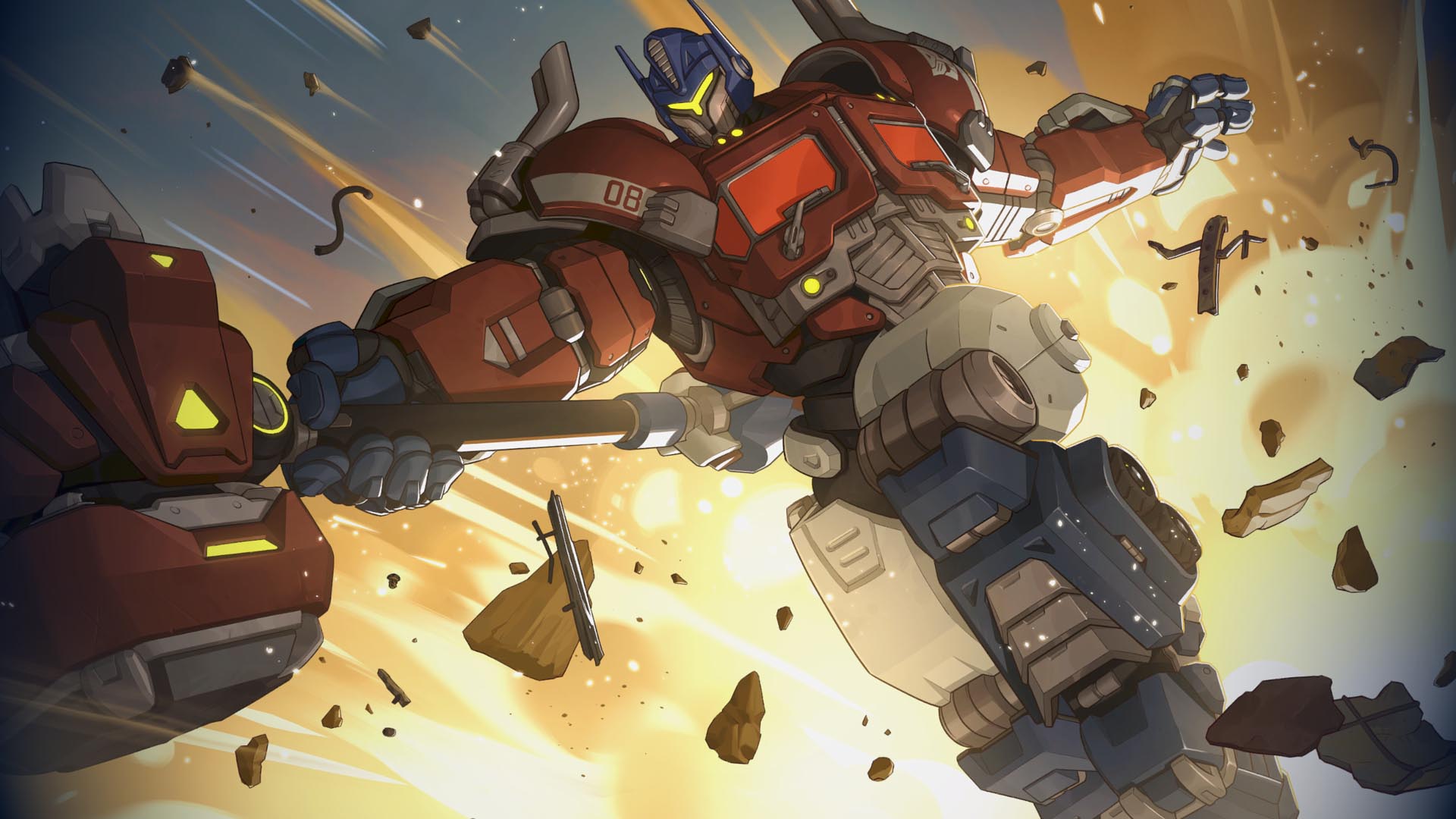 More than Meets the Eye – Exploring the Art of Optimus Prime in the Overwatch 2 x TRANSFORMERS Collab