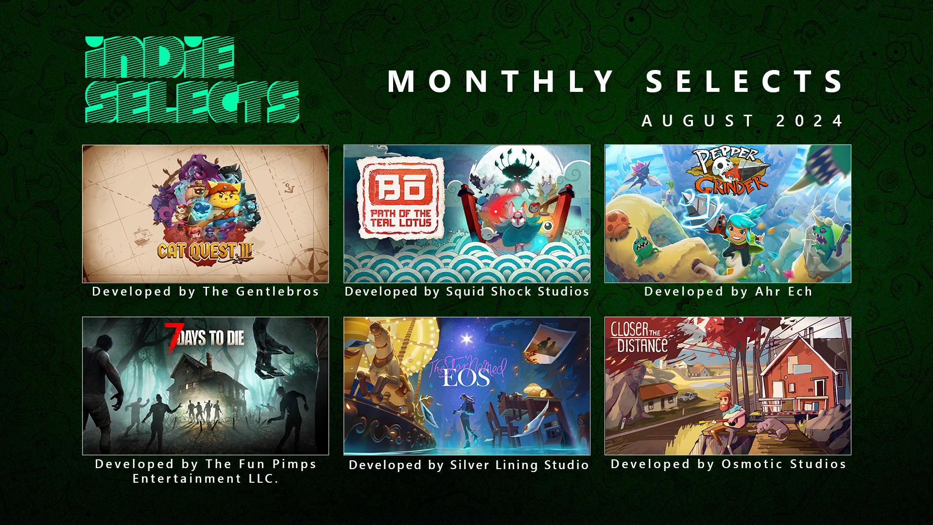 Indie Selects for August: End Summer with Some of Our Favorite New Launches