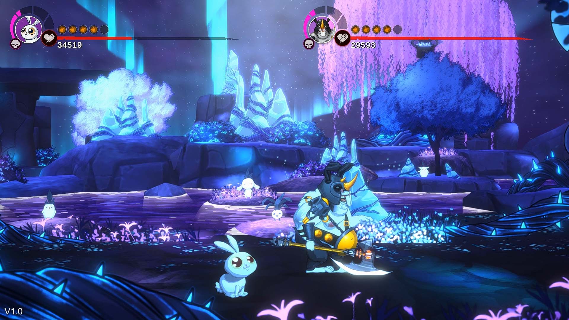 Bunny battle screenshot