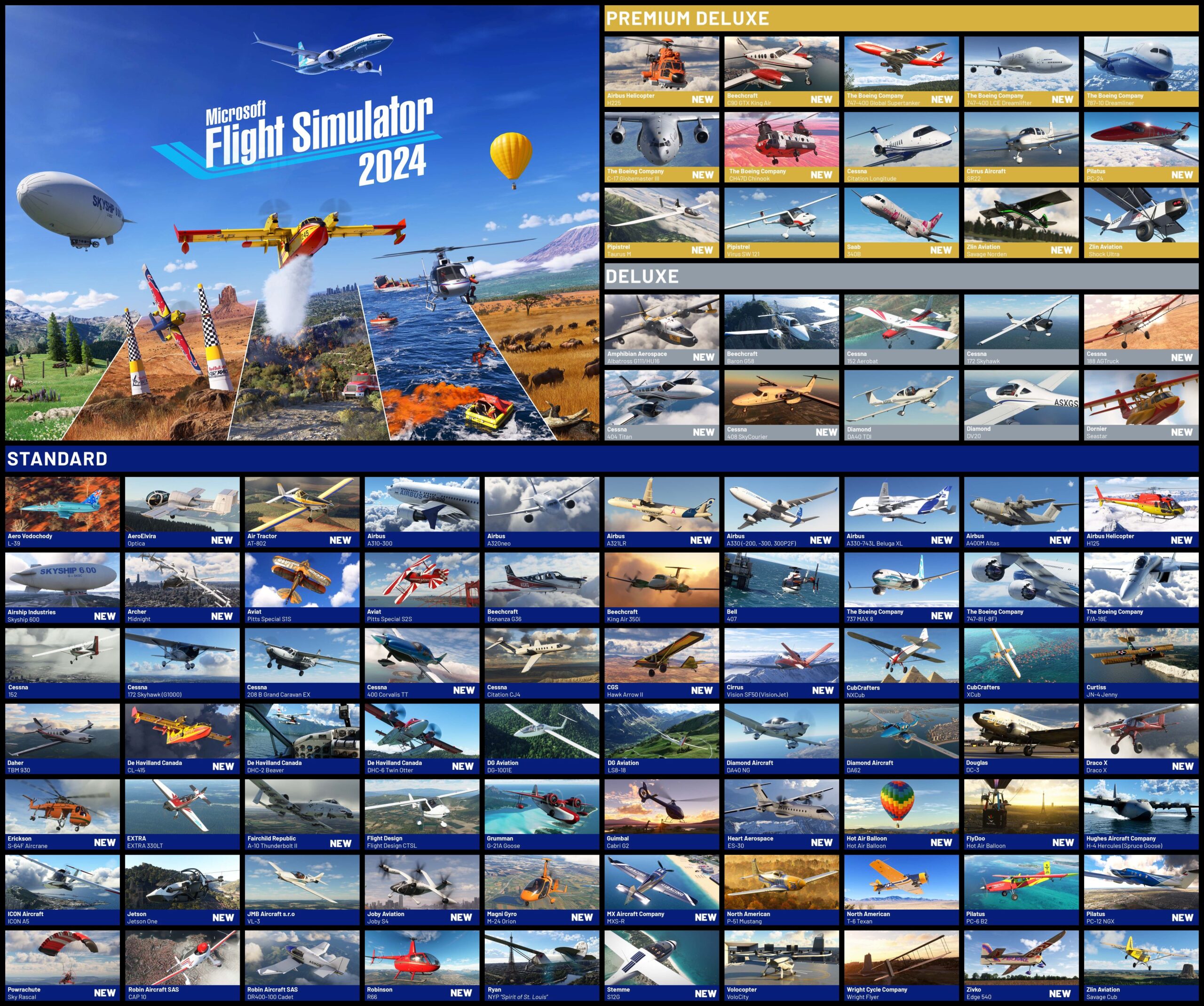 Microsoft Flight Simulator 2024 Versions Asset