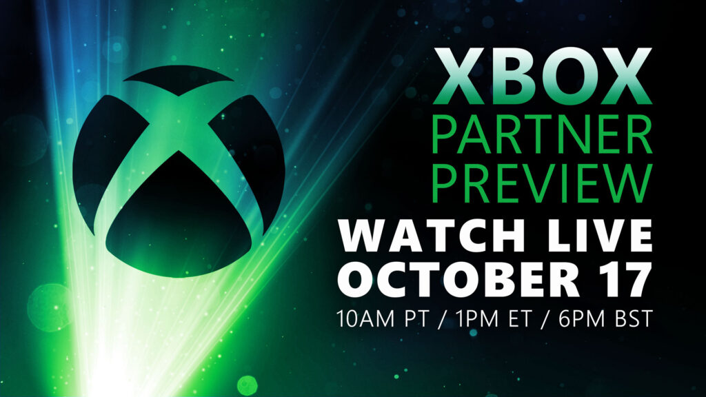 Xbox Partner Show il 17 Ottobre alle 19:00