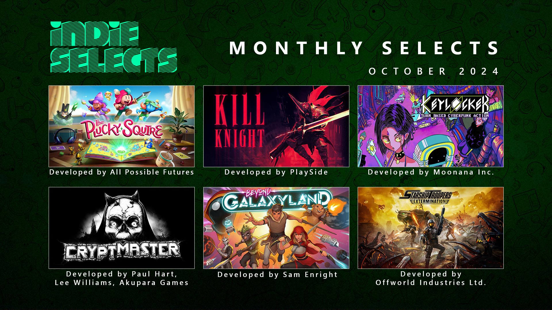 Indie Selects for October: Game Developers Bringing the Treats