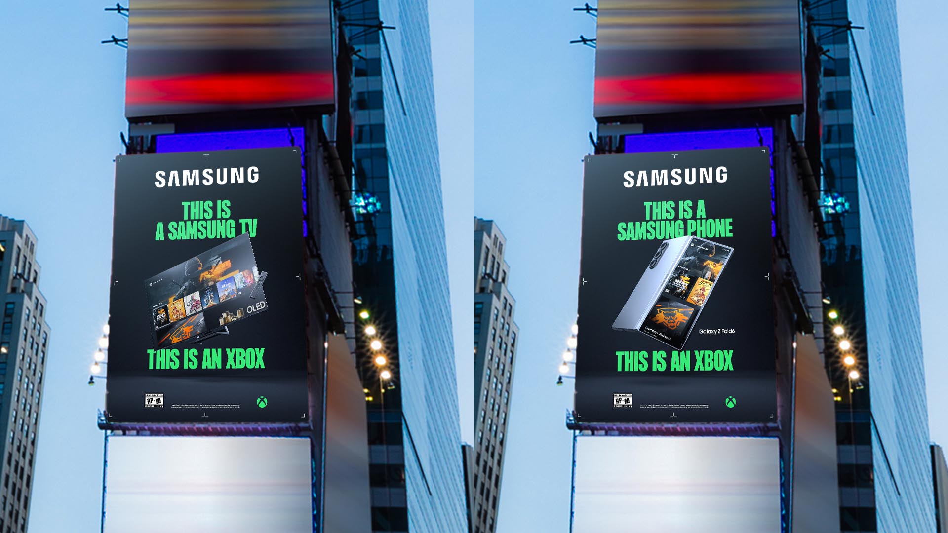 This Is an Xbox Time Square Image