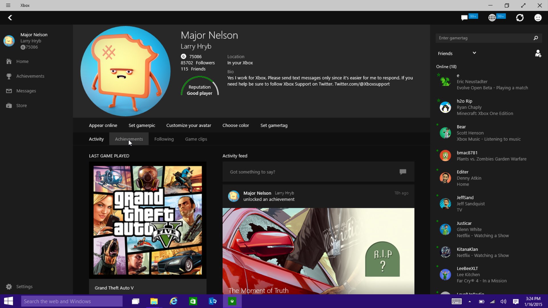 My Experiences section on the Xbox Discover page ignores your